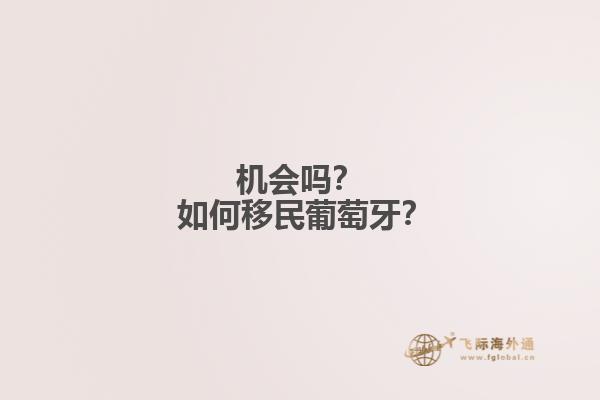 机会吗？ 如何移民葡萄牙？