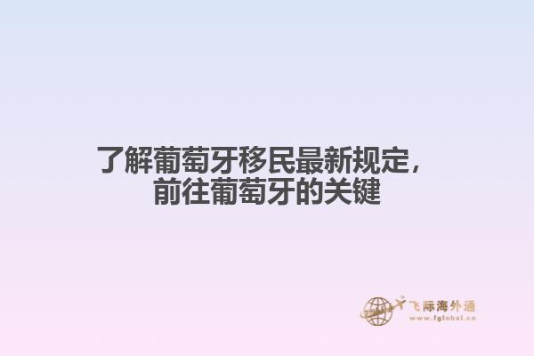 了解葡萄牙移民最新规定，前往葡萄牙的关键