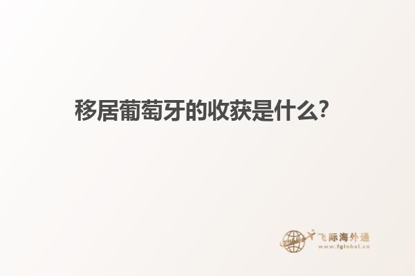 移居葡萄牙的收获是什么？