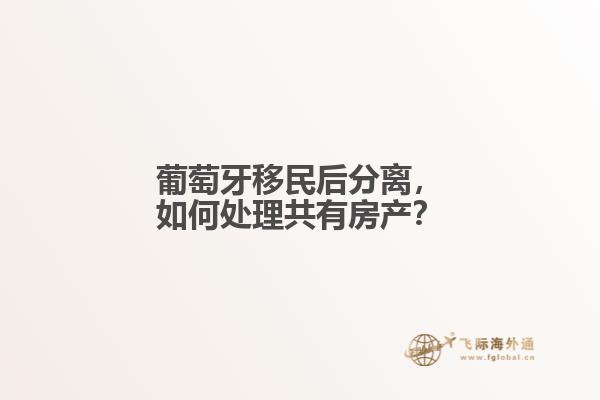 葡萄牙移民后分离，如何处理共有房产？