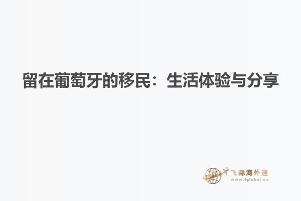 留在葡萄牙的移民：生活体验与分享