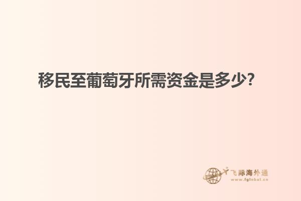 移民至葡萄牙所需资金是多少？