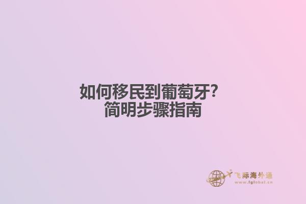 如何移民到葡萄牙？简明步骤指南