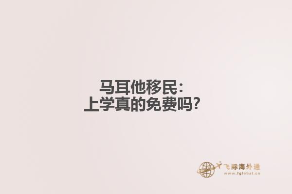 马耳他移民：上学真的免费吗？