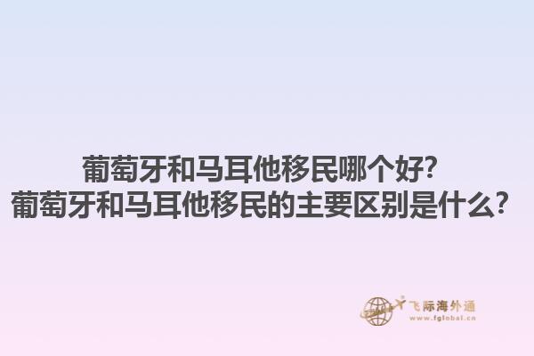 葡萄牙和马耳他移民哪个好？葡萄牙和马耳他移民的主要区别是什么？1.jpg