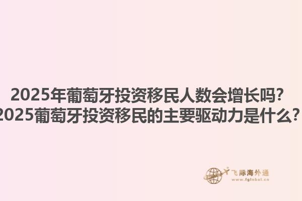 2025年葡萄牙投资移民人数会增长吗？2025葡萄牙投资移民的主要驱动力是什么？1.jpg