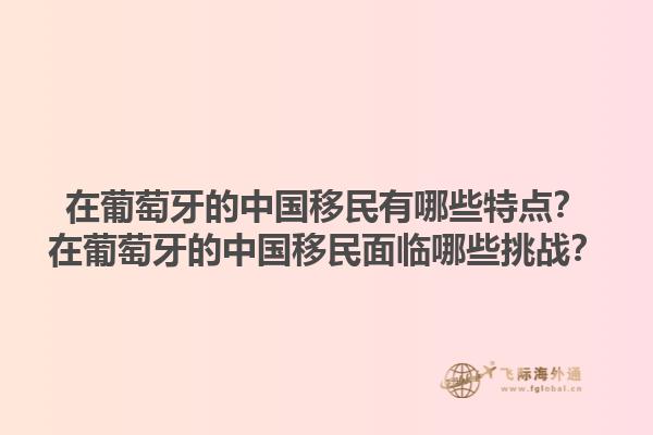 在葡萄牙的中国移民有哪些特点？在葡萄牙的中国移民面临哪些挑战？1.jpg