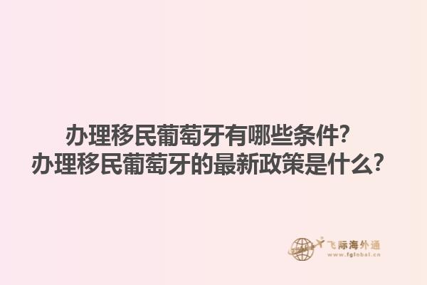 办理移民葡萄牙有哪些条件？办理移民葡萄牙的最新政策是什么？1.jpg