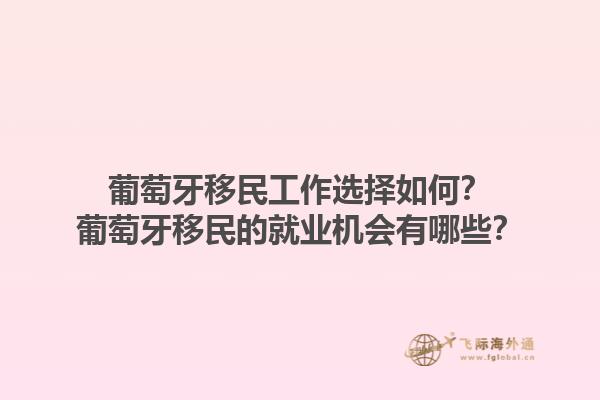 葡萄牙移民工作选择如何？葡萄牙移民的就业机会有哪些？
