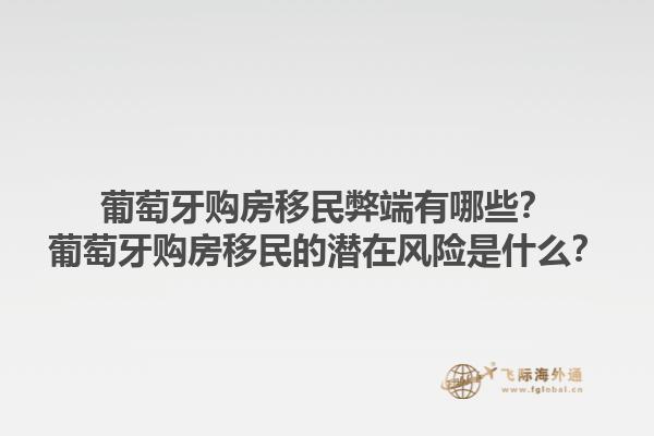 葡萄牙购房移民弊端有哪些？葡萄牙购房移民的潜在风险是什么？1.jpg