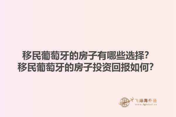 移民葡萄牙的房子有哪些选择？移民葡萄牙的房子投资回报如何？1.jpg