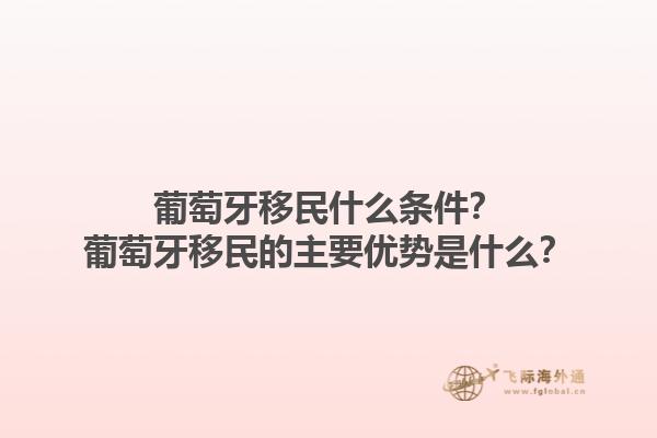 葡萄牙移民什么条件？葡萄牙移民的主要优势是什么？1.jpg