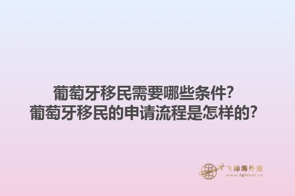 葡萄牙移民需要哪些条件？葡萄牙移民的申请流程是怎样的？1.jpg