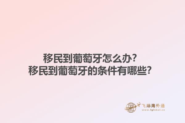 移民到葡萄牙怎么办？移民到葡萄牙的条件有哪些？1.jpg