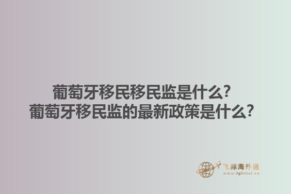 葡萄牙移民移民监是什么？葡萄牙移民监的最新政策是什么？1.jpg