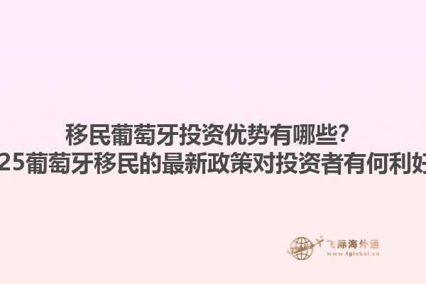 移民葡萄牙投资优势有哪些？2025葡萄牙移民的最新政策对投资者有何利好？1.jpg