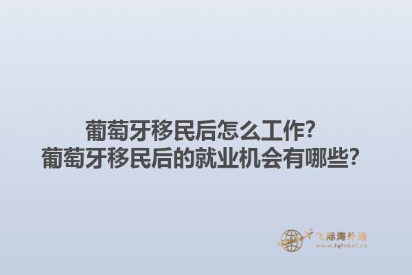 葡萄牙移民后怎么工作？葡萄牙移民后的就业机会有哪些？1.jpg