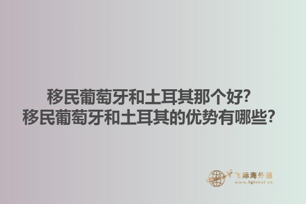 移民葡萄牙和土耳其那个好？移民葡萄牙和土耳其的优势有哪些？1.jpg