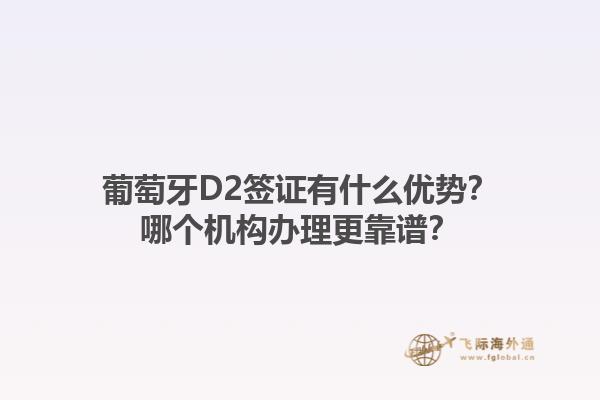 葡萄牙D2签证有什么优势？哪个机构办理更靠谱？1.jpg