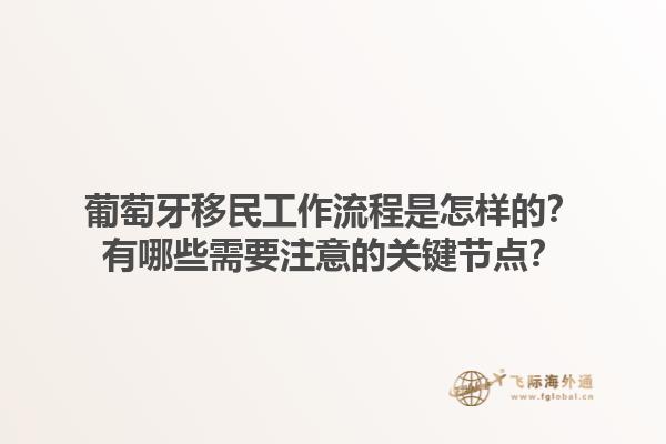 葡萄牙移民工作流程是怎样的？有哪些需要注意的关键节点？1.jpg