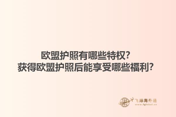 欧盟护照有哪些特权？获得欧盟护照后能享受哪些福利？1.jpg