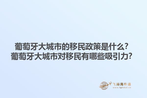 葡萄牙大城市的移民政策是什么？葡萄牙大城市对移民有哪些吸引力？1.jpg