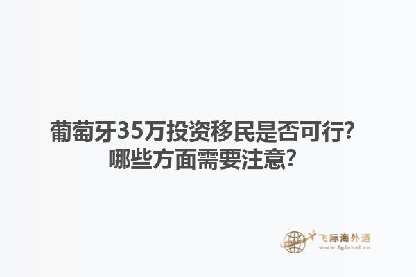 葡萄牙35万投资移民是否可行？哪些方面需要注意？1.jpg