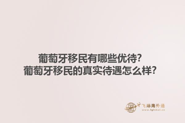 葡萄牙移民有哪些优待？葡萄牙移民的真实待遇怎么样？1.jpg