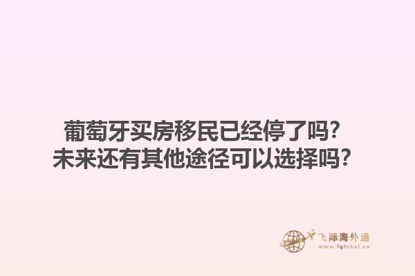葡萄牙买房移民已经停了吗？未来还有其他途径可以选择吗？1.jpg