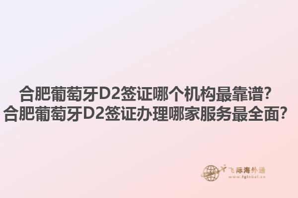 合肥葡萄牙D2签证哪个机构最靠谱？合肥葡萄牙D2签证办理哪家服务最全面？1.jpg