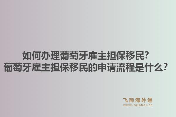 如何办理葡萄牙雇主担保移民?葡萄牙雇主担保移民的申请流程是什么?1.jpg