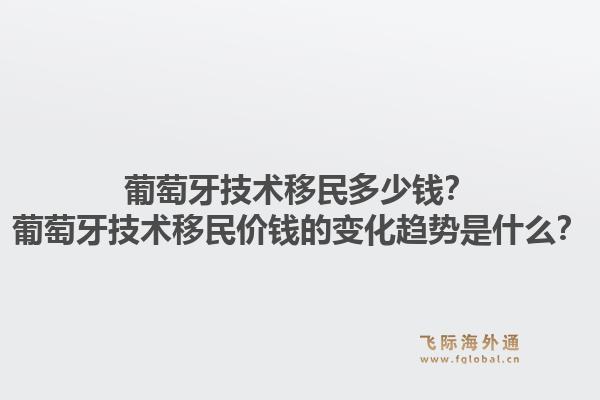 葡萄牙技术移民多少钱？葡萄牙技术移民价钱的变化趋势是什么？1.jpg