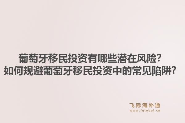 葡萄牙移民投资有哪些潜在风险？如何规避葡萄牙移民投资中的常见陷阱？1.jpg