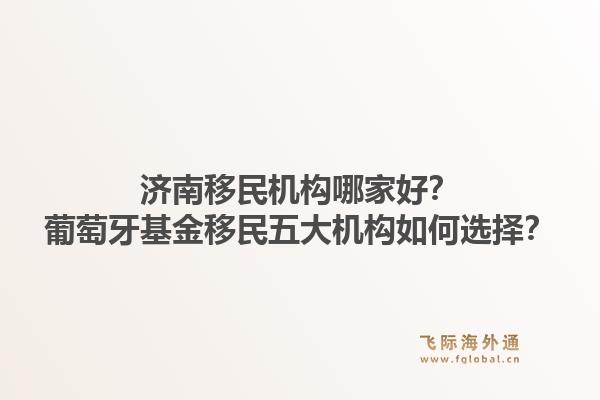 济南移民机构哪家好？葡萄牙基金移民五大机构如何选择？1.jpg