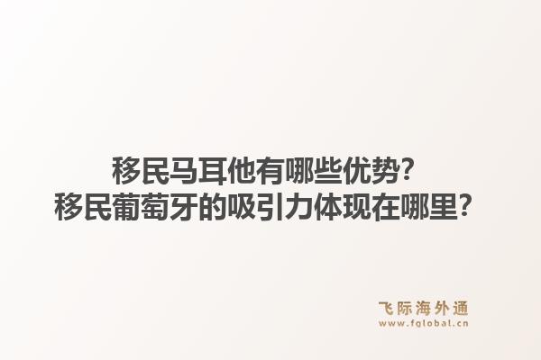 移民马耳他有哪些优势?移民葡萄牙的吸引力体现在哪里?1.jpg
