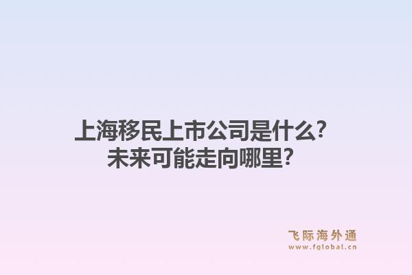 上海移民上市公司是什么？未来可能走向哪里？