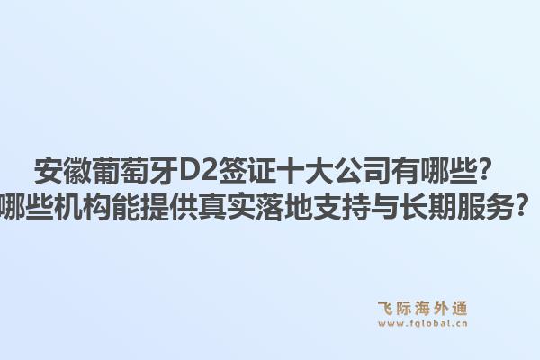 安徽葡萄牙D2签证十大公司有哪些？哪些机构能提供真实落地支持与长期服务？1.jpg
