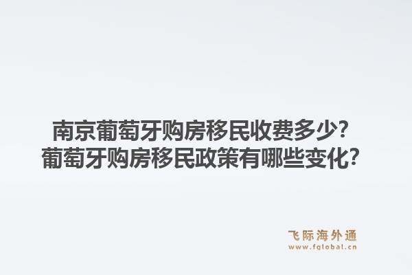 南京葡萄牙购房移民收费多少?葡萄牙购房移民政策有哪些变化?1.jpg