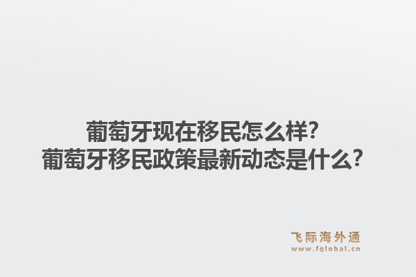 葡萄牙现在移民怎么样?葡萄牙移民政策最新动态是什么?1.jpg
