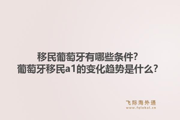 移民葡萄牙有哪些条件？葡萄牙移民a1的变化趋势是什么？1.jpg