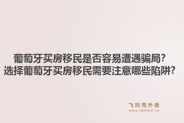 葡萄牙买房移民是否容易遭遇骗局？选择葡萄牙买房移民需要注意哪些陷阱？1.jpg