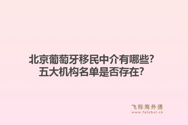 北京葡萄牙移民中介有哪些？五大机构名单是否存在？1.jpg