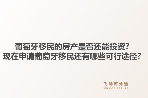 葡萄牙移民的房产是否还能投资？现在申请葡萄牙移民还有哪些可行途径？1.jpg