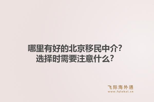 哪里有好的北京移民中介？选择时需要注意什么？1.jpg