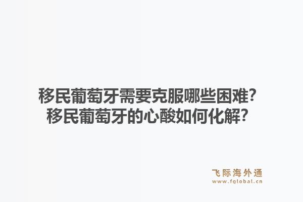 移民葡萄牙需要克服哪些困难？移民葡萄牙的心酸如何化解？1.jpg