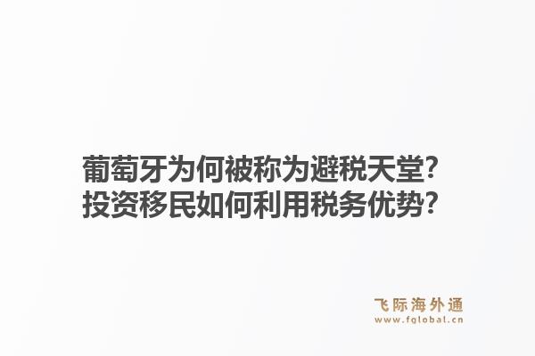 葡萄牙为何被称为避税天堂？投资移民如何利用税务优势？1.jpg