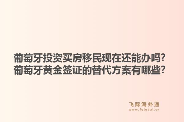 葡萄牙投资买房移民现在还能办吗？葡萄牙黄金签证的替代方案有哪些？1.jpg