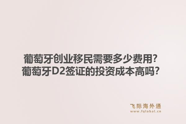 葡萄牙创业移民需要多少费用？葡萄牙D2签证的投资成本高吗？1.jpg