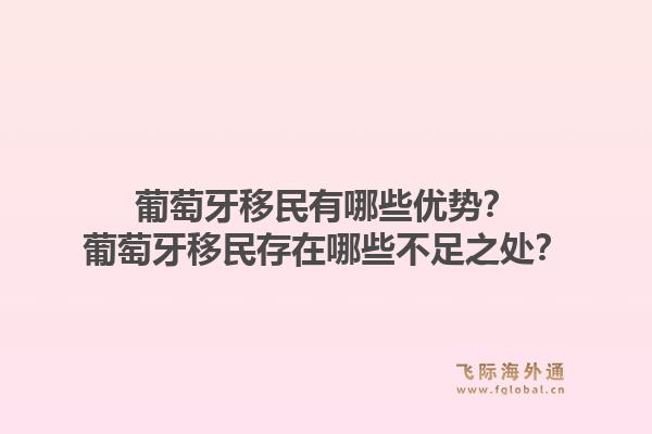 葡萄牙移民有哪些优势？葡萄牙移民存在哪些不足之处？1.jpg
