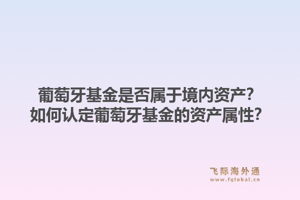 葡萄牙基金是否属于境内资产？如何认定葡萄牙基金的资产属性？1.jpg